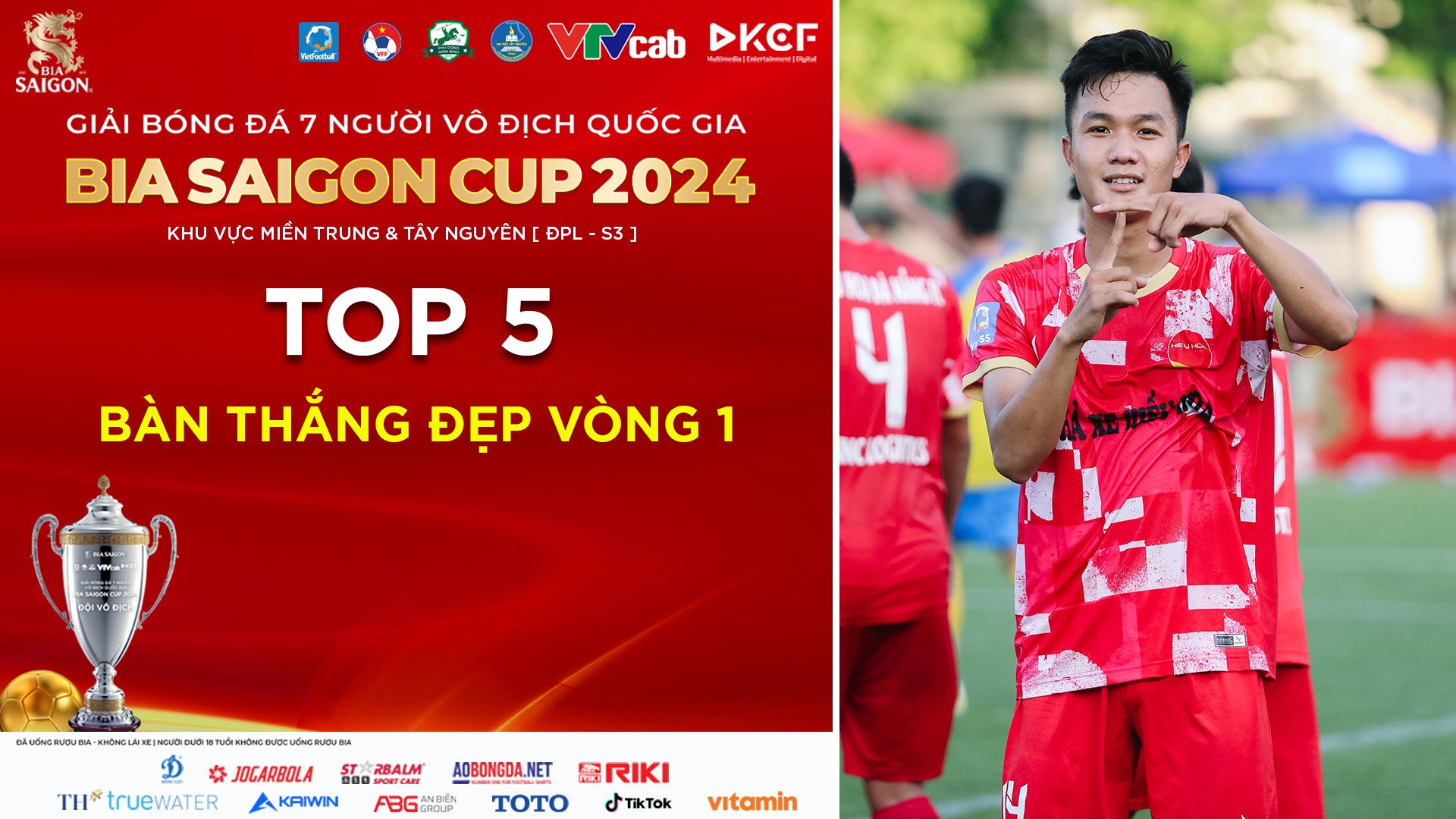 Bình chọn bàn thắng đẹp vòng 1 ĐPL-S3